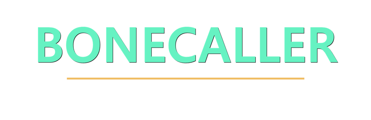 Bonecaller wordmark on a transparent background.